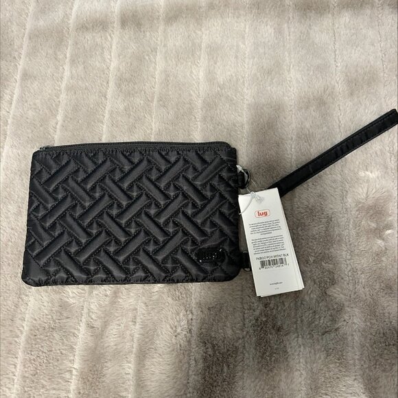 Lug Black Quilted Wristlet Clutch - Picture 1 of 6